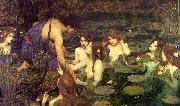 John William Waterhouse Hylas and the Nymphs Sweden oil painting artist